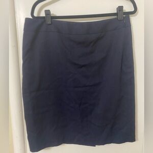 Anne Klein Navy Blue Women's Stretch Pencil Skirt